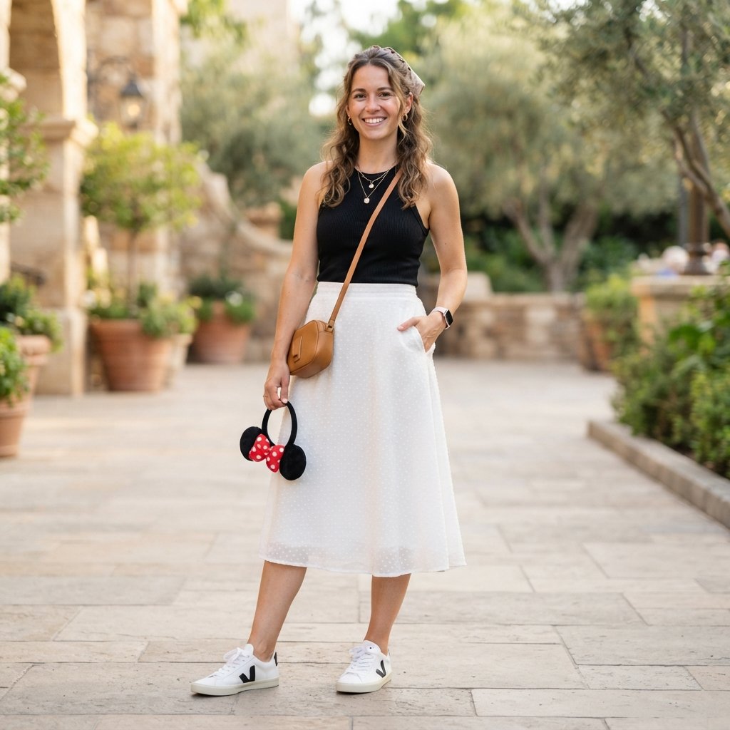 Disneyland Skirt Outfit Ideas