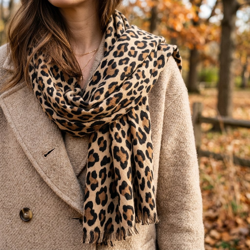 Animal Print Scarf Ideas
