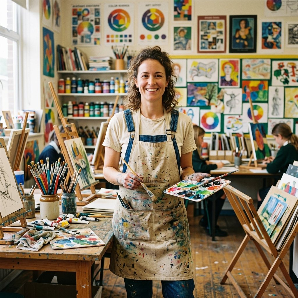 Cute Teacher Outfit Ideas: 31 Looks Worth Pinning Today 28 Art Teacher Outfit Idea