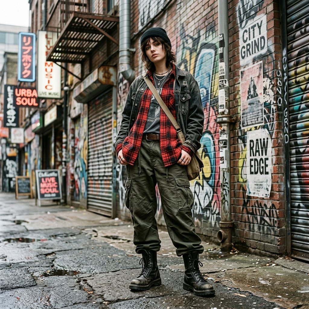 32 Best Baggy Pants Outfit Ideas for Every Vibe & Season 10 Baggy Pants and Combat Boots Outfit Ideas