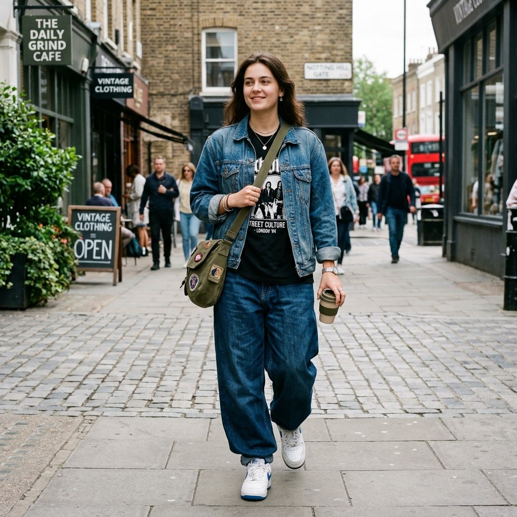 32 Best Baggy Pants Outfit Ideas for Every Vibe & Season 30 Baggy Pants and Denim Jacket Outfit Ideas