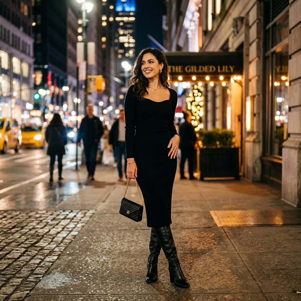 High Boots for Date Night Ideas