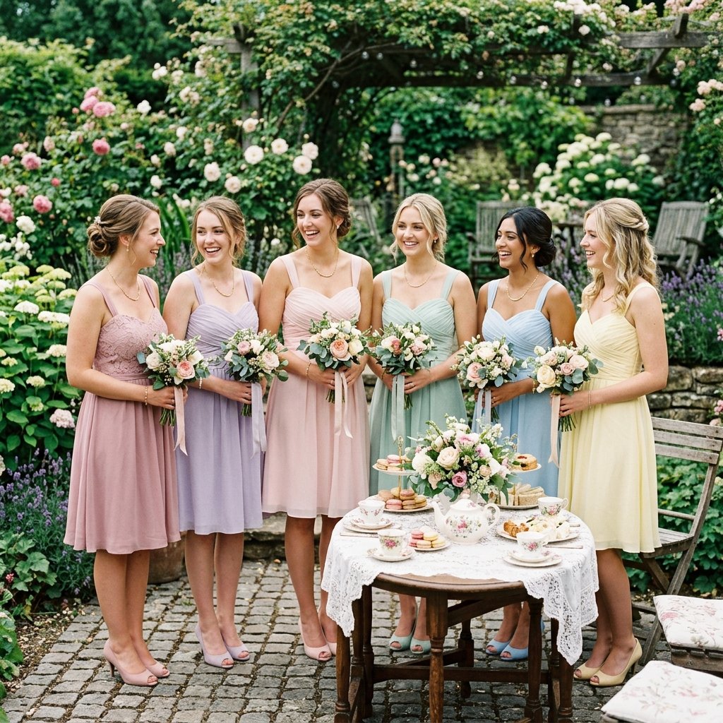 Bridesmaid Tea Party Looks Ideas