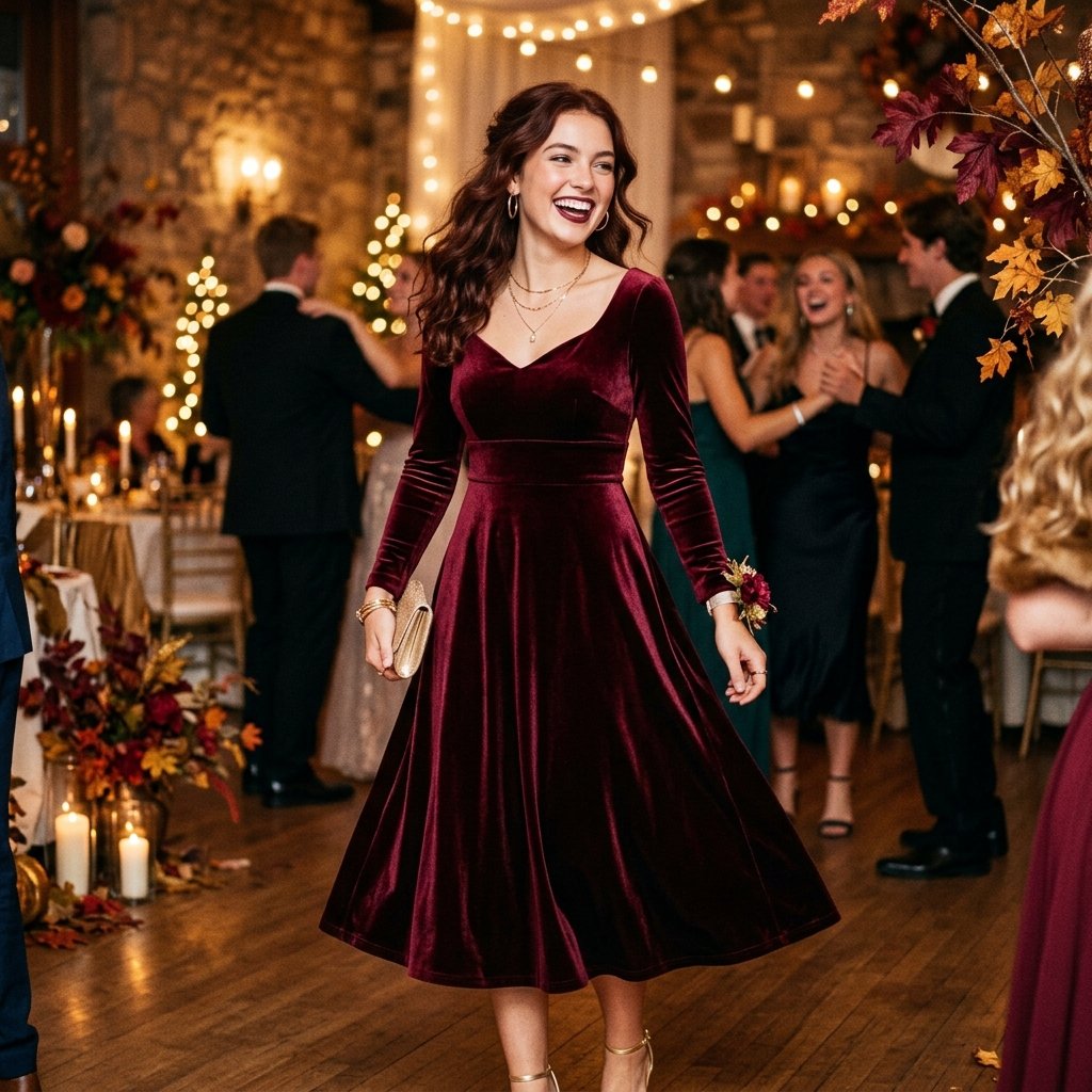 Velvet Hoco Dress 