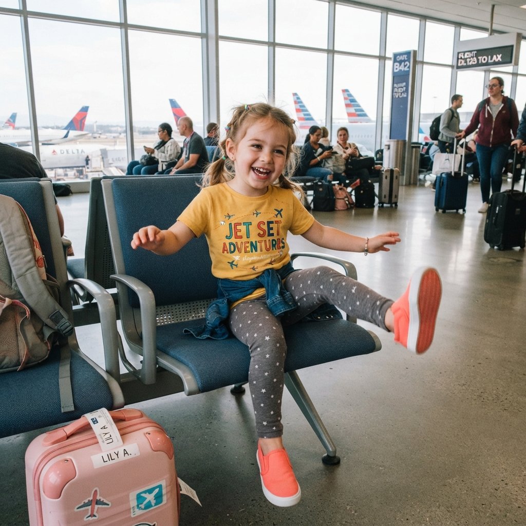 30 Airport Outfits Ideas for Every Kind of Traveler 29 Kids Airport Outfit Ideas