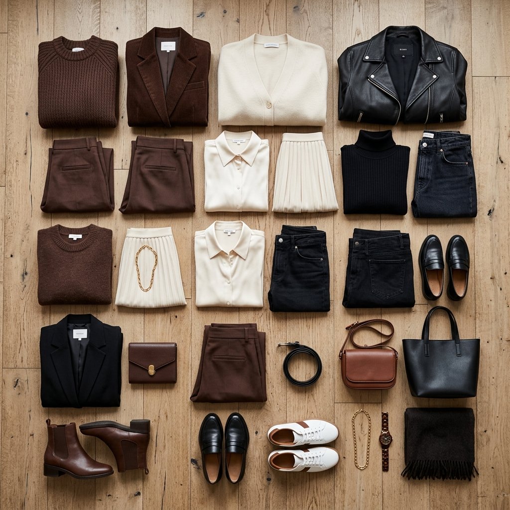 Chocolate Brown Quiet Luxury Outfit Ideas