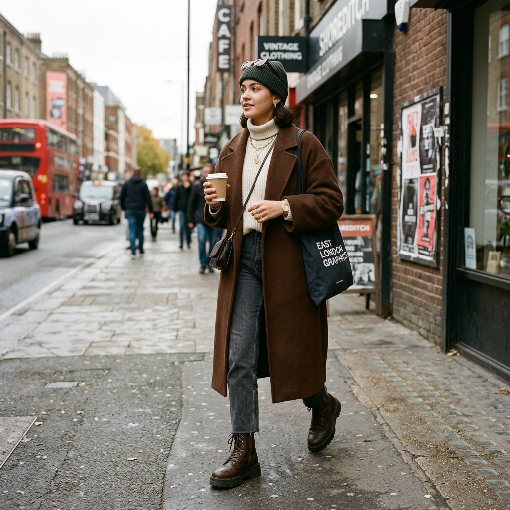 Chocolate Brown Street Style Outfit Ideas