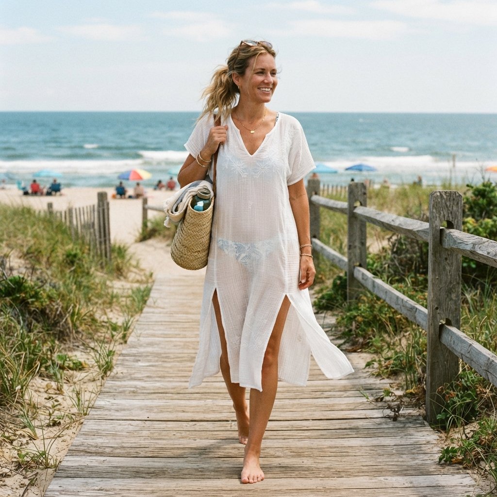 Beach Cover Up Dress Idea