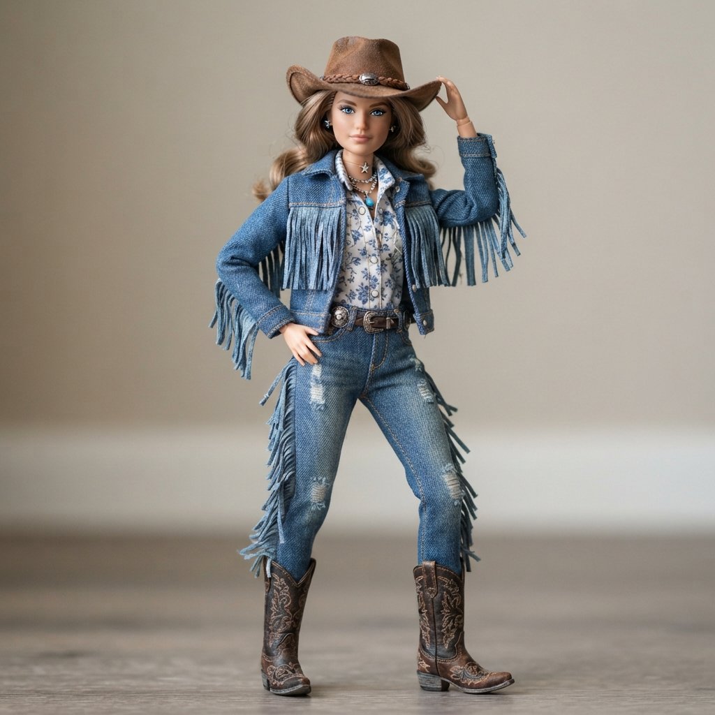 Cowgirl Style Barbie Outfit Ideas