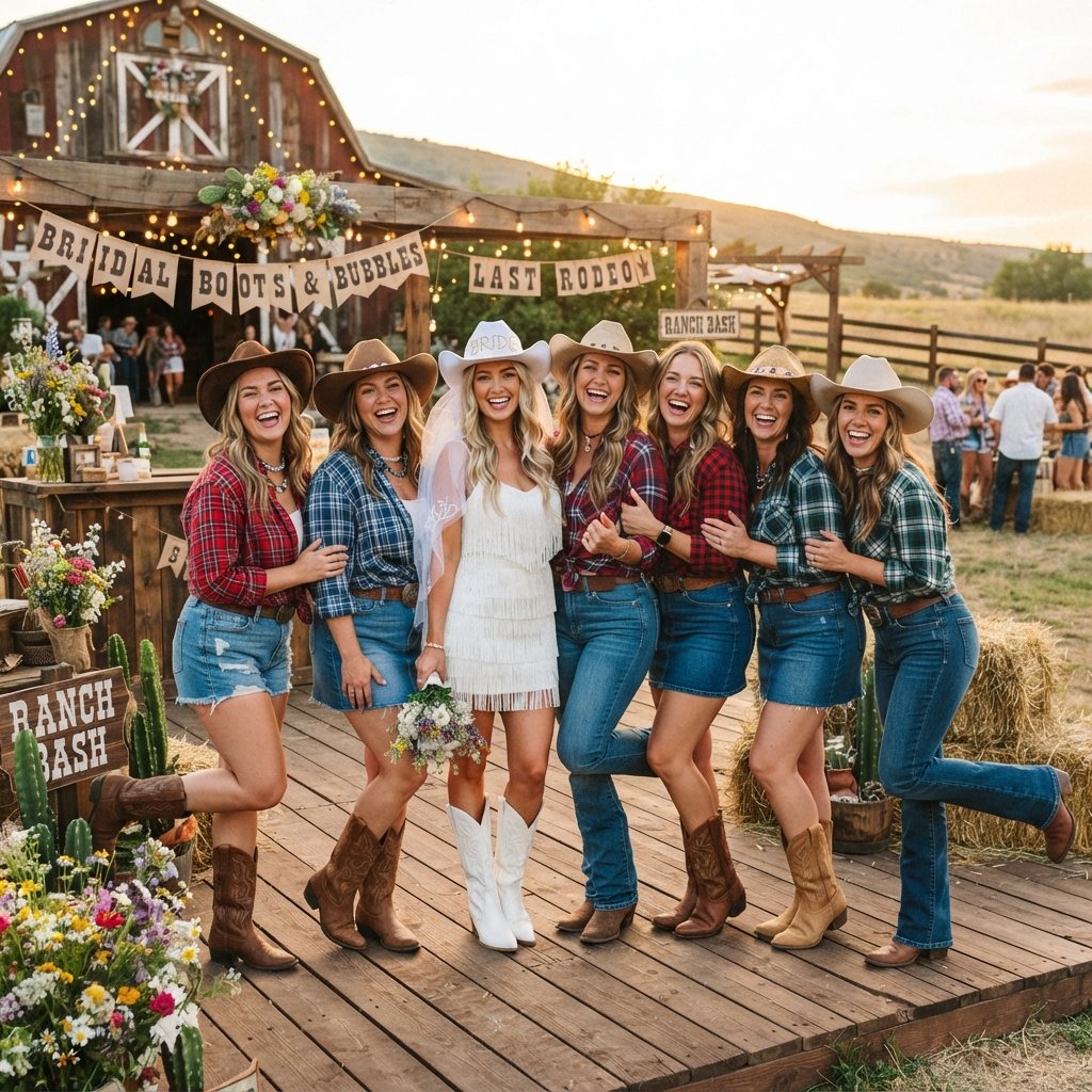 Cowgirl Outfit Ideas: 31 Ways to Style Your Western Look 16 Bachelorette Cowgirl Outfit Ideas