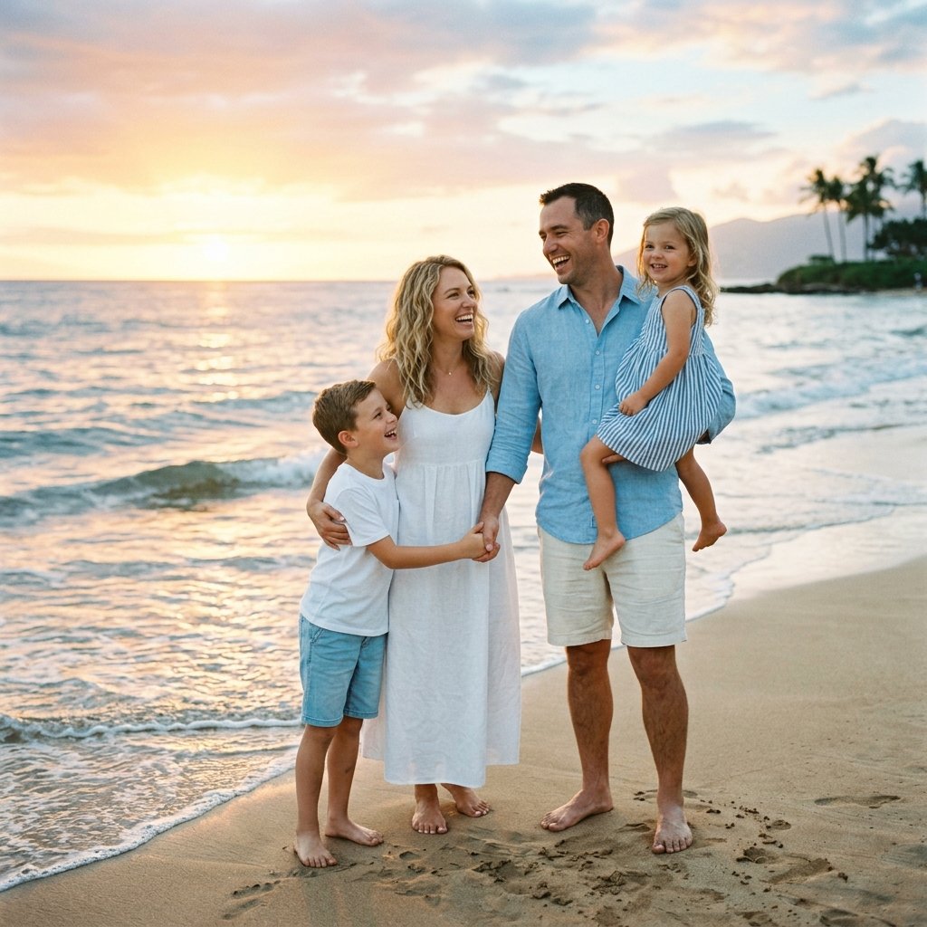 Family Beach Photo Outfit Ideas