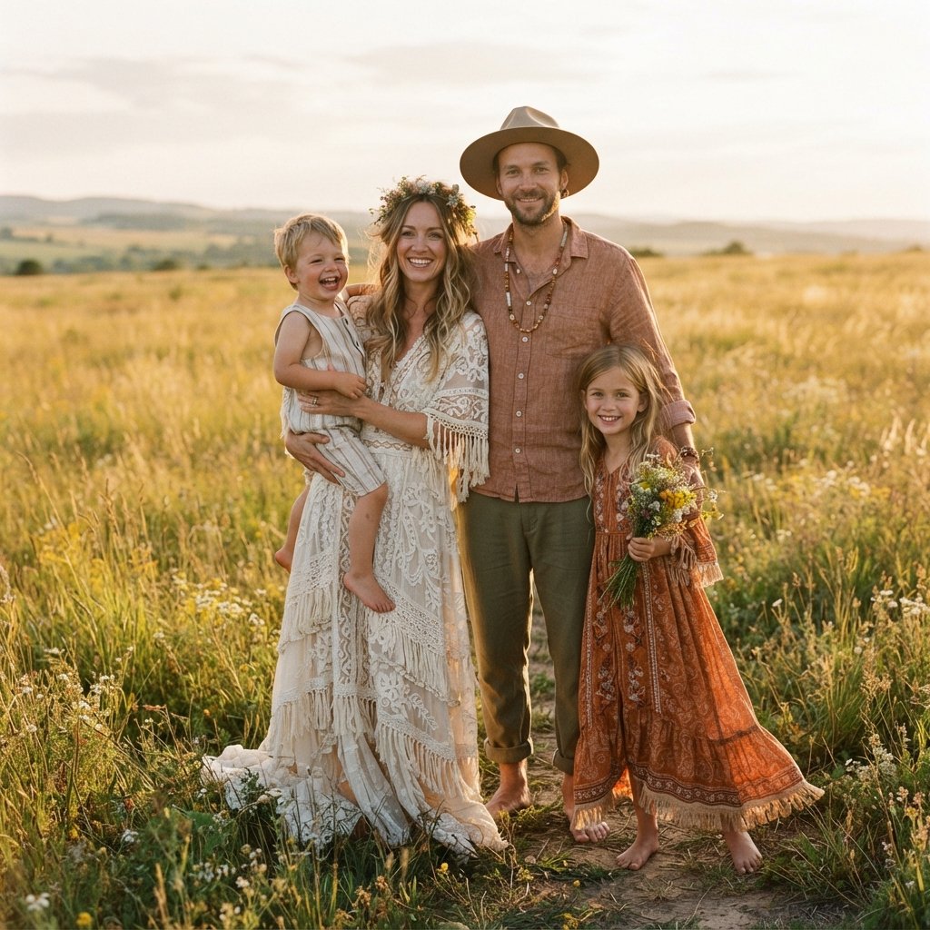 Boho Family Photo Outfit Ideas