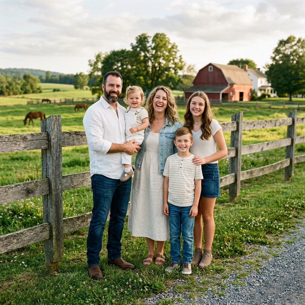 Farmhouse Family Photo Outfit Ideas