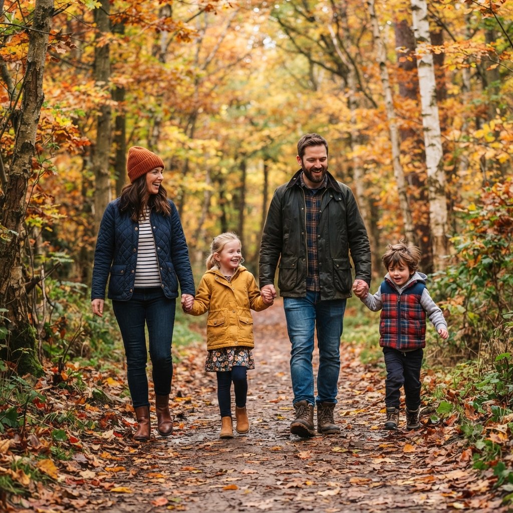 Fall Outdoor Family Photo Outfit Ideas