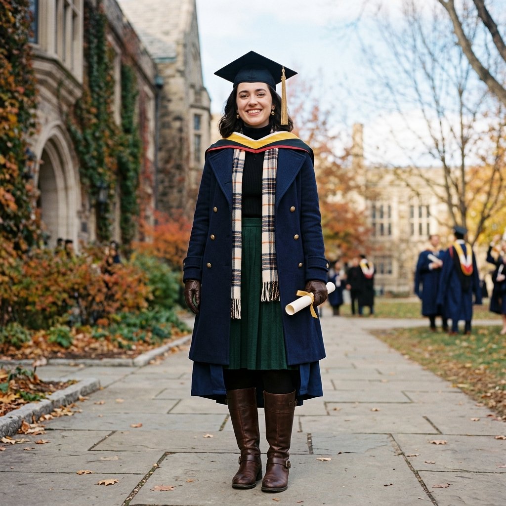 Graduation Outfit Ideas for Cold Weather