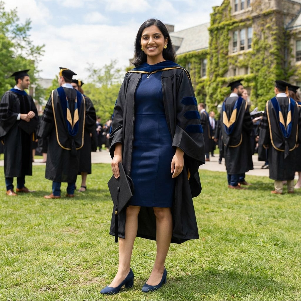 Graduation Outfit Ideas for Masters Ceremony