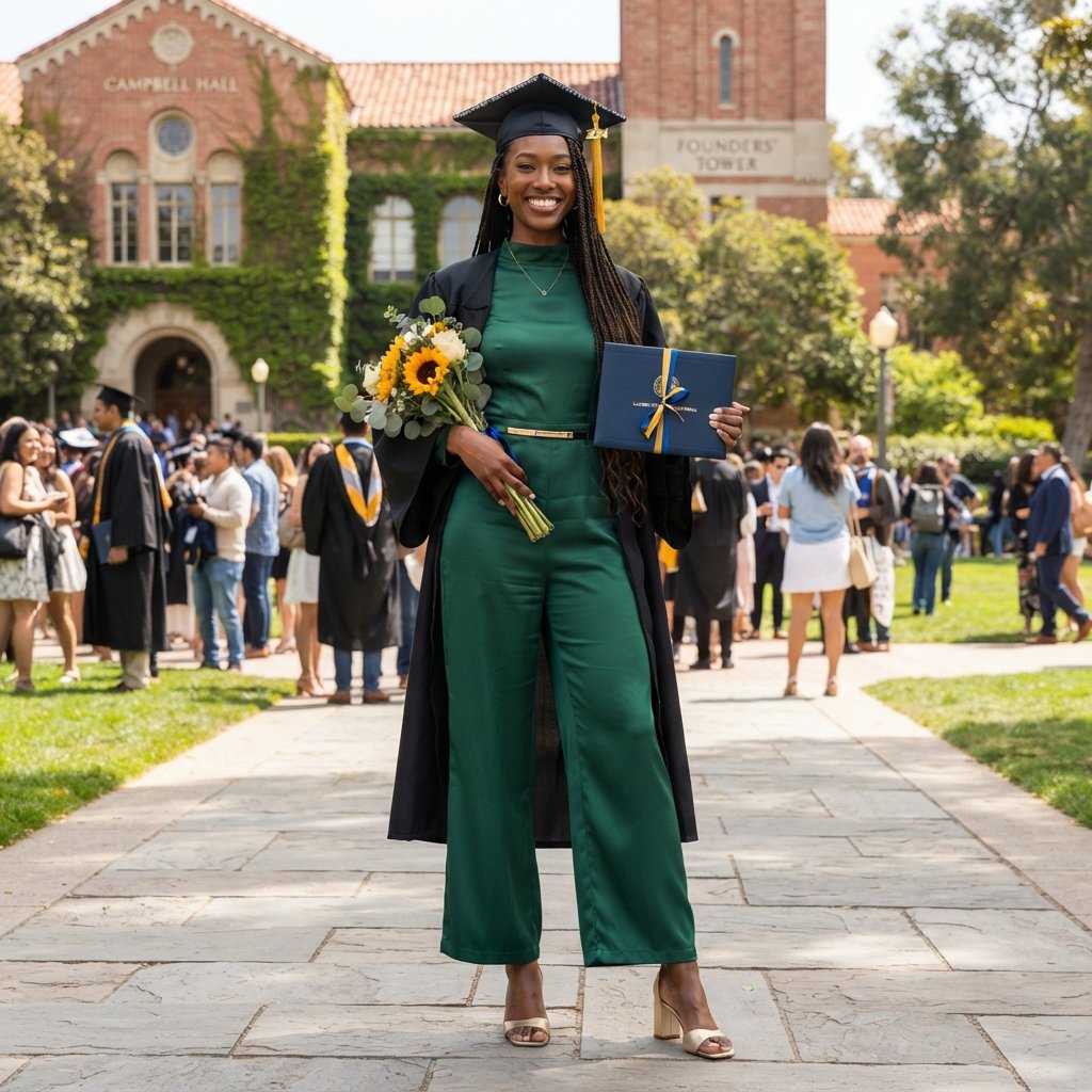 Graduation Outfit Ideas for Tall Frames