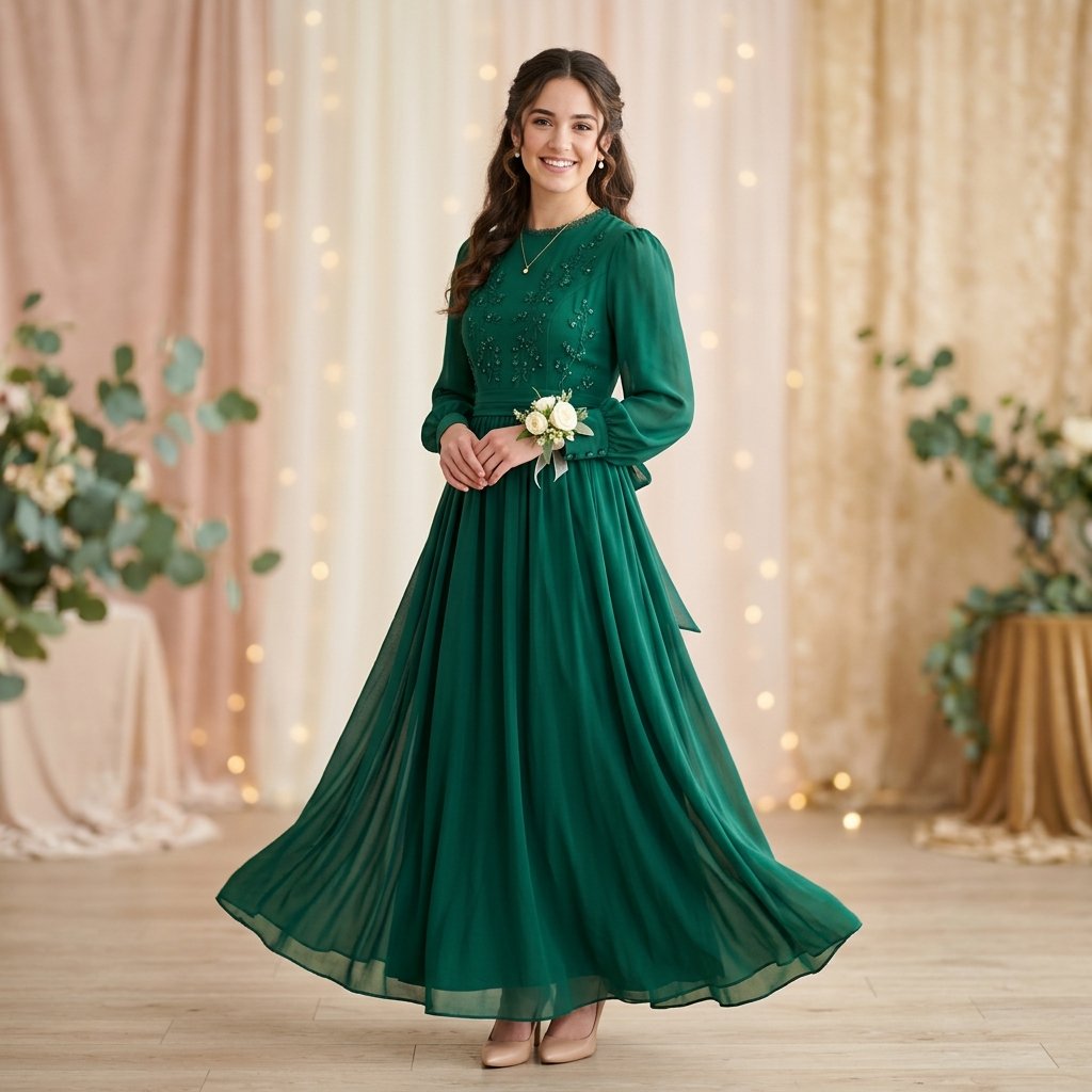 Modest Hoco Dress 