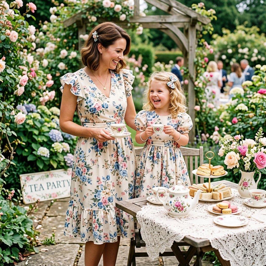 Mother Daughter Tea Party Look Ideas