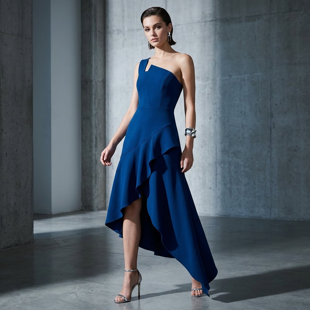 One Shoulder Hoco Dress