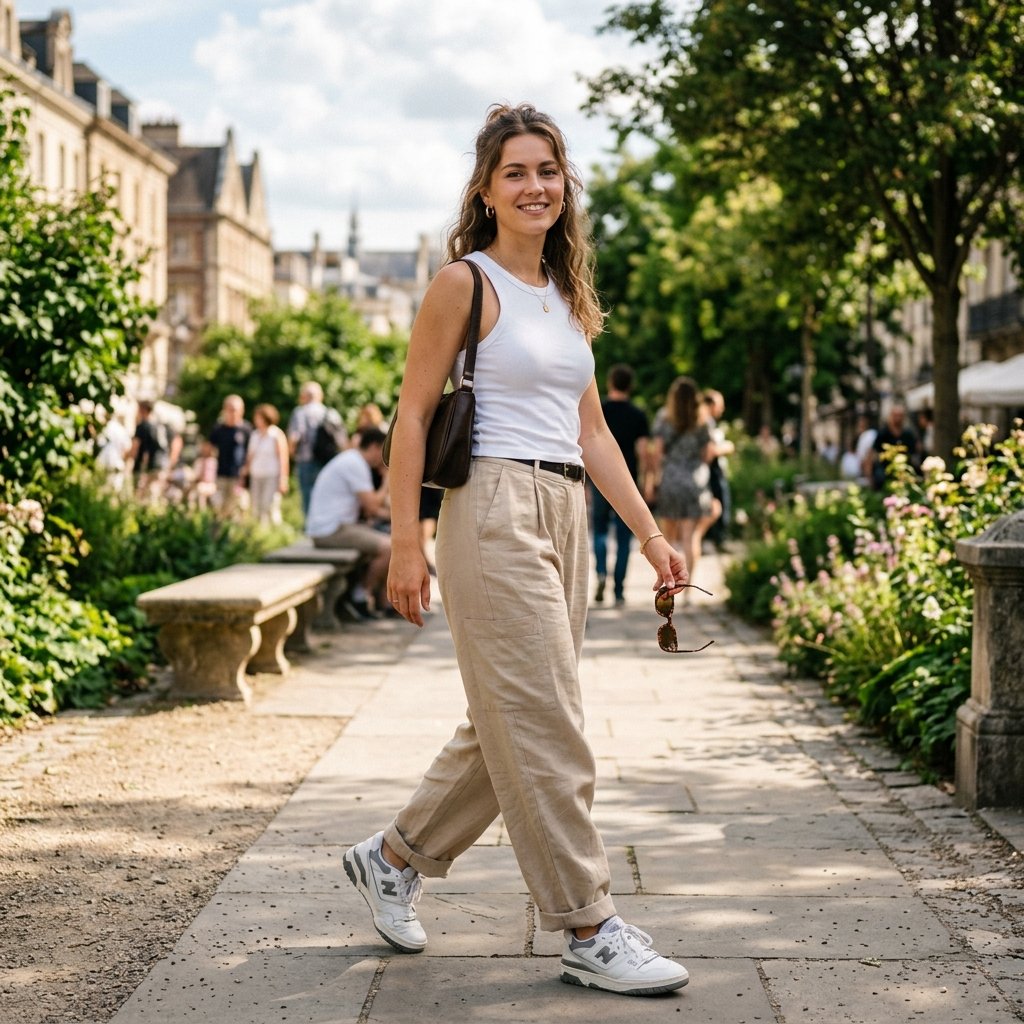 32 Best Baggy Pants Outfit Ideas for Every Vibe & Season 25 Baggy Pants and Tank Top Outfit Ideas