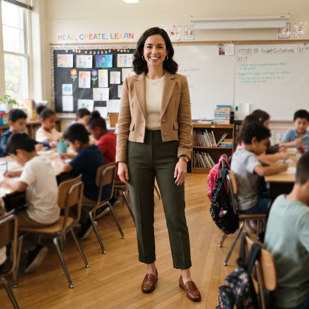 Cute Teacher Outfit Ideas: 31 Looks Worth Pinning Today 25 Petite Teacher Outfit Ideas