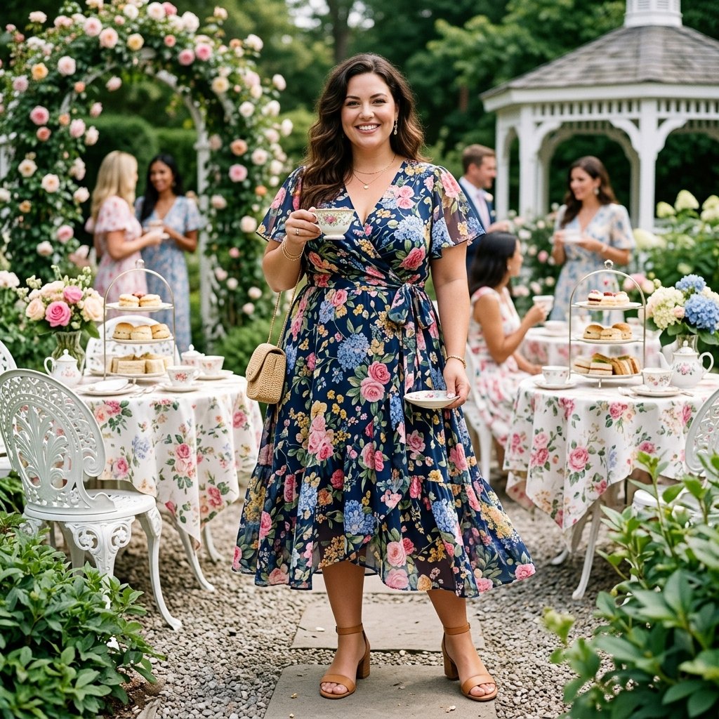 34 Stunning Tea Party Outfit Ideas: Dreamy Looks for Every Occasion 25 Plus Size Tea Party Outfit