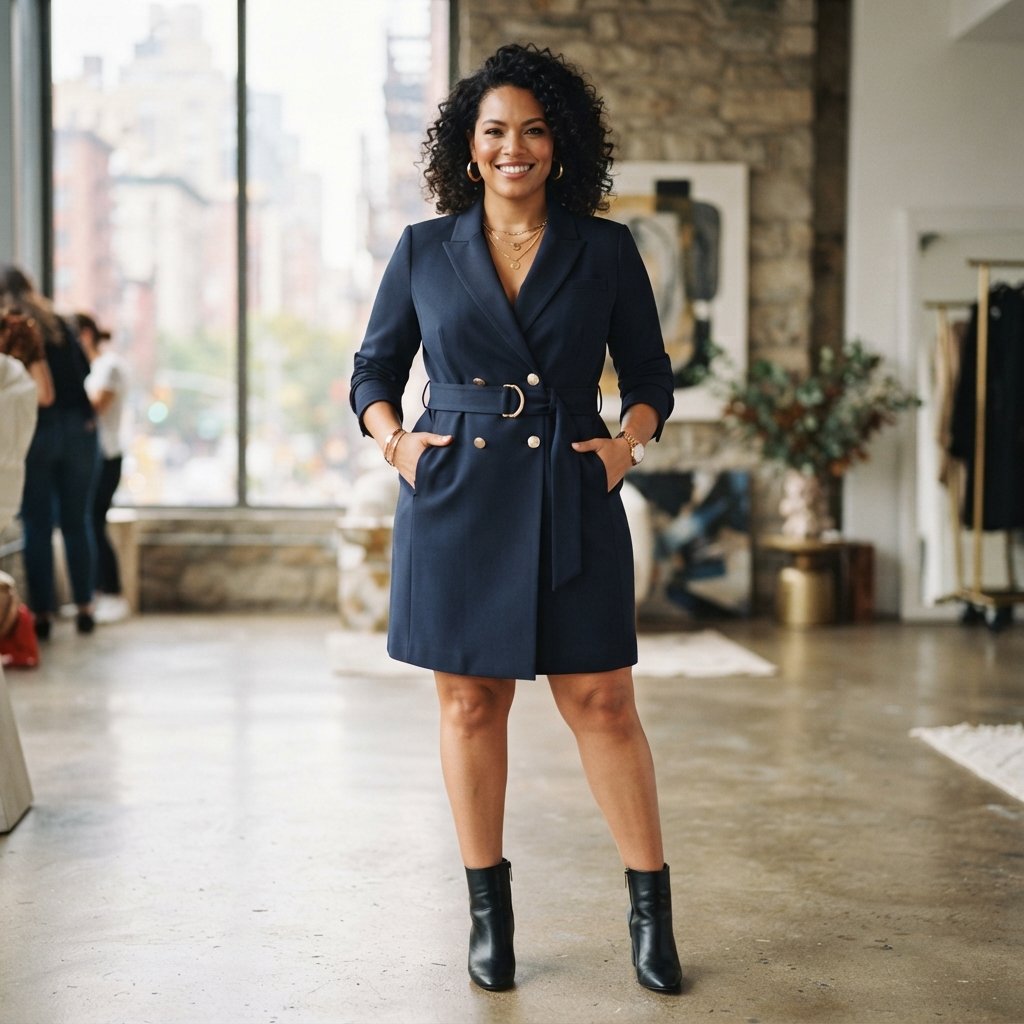 Plus Size Blazer Dress Ideas