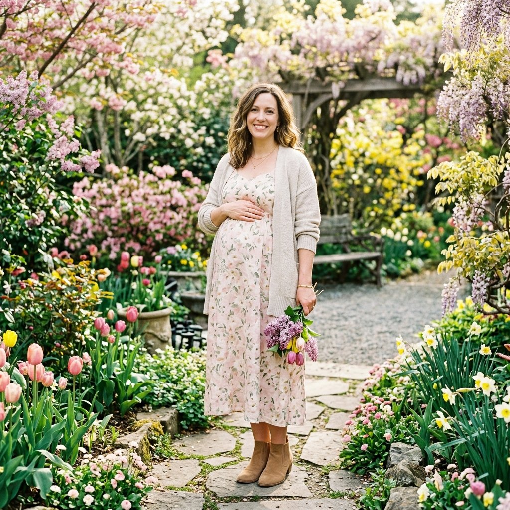 Spring Pregnancy Outfit Ideas