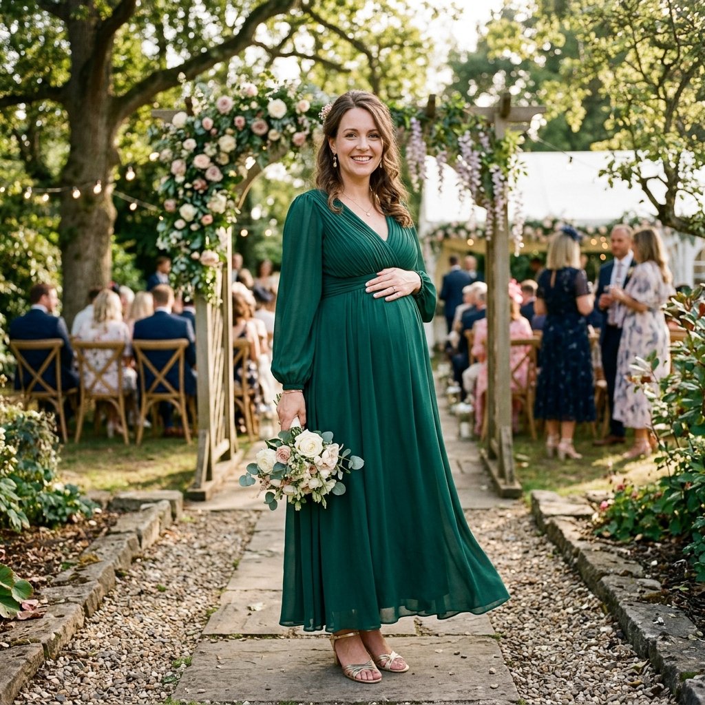 Wedding Guest Pregnancy Outfit Ideas