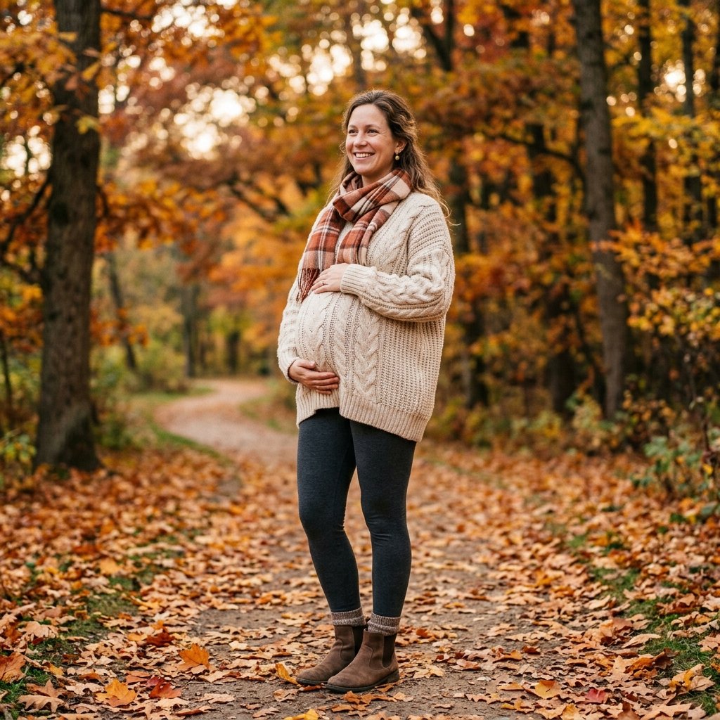 Cozy Sweater Pregnancy Outfit Ideas