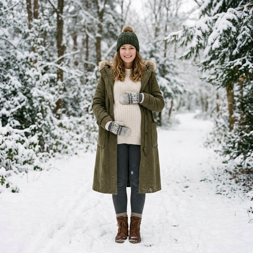 Winter Pregnancy Outfit Ideas