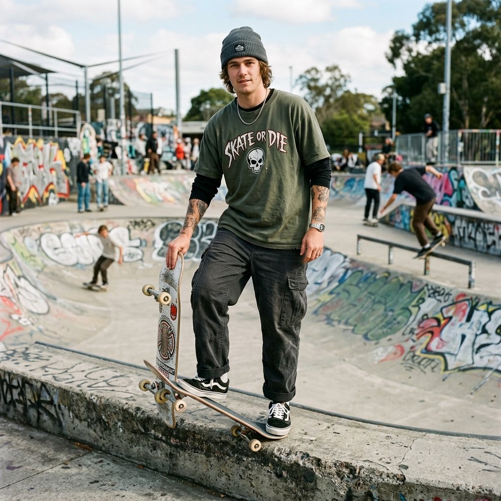 32 Best Baggy Pants Outfit Ideas for Every Vibe & Season 23 Skater Style Baggy Pants Outfit Ideas