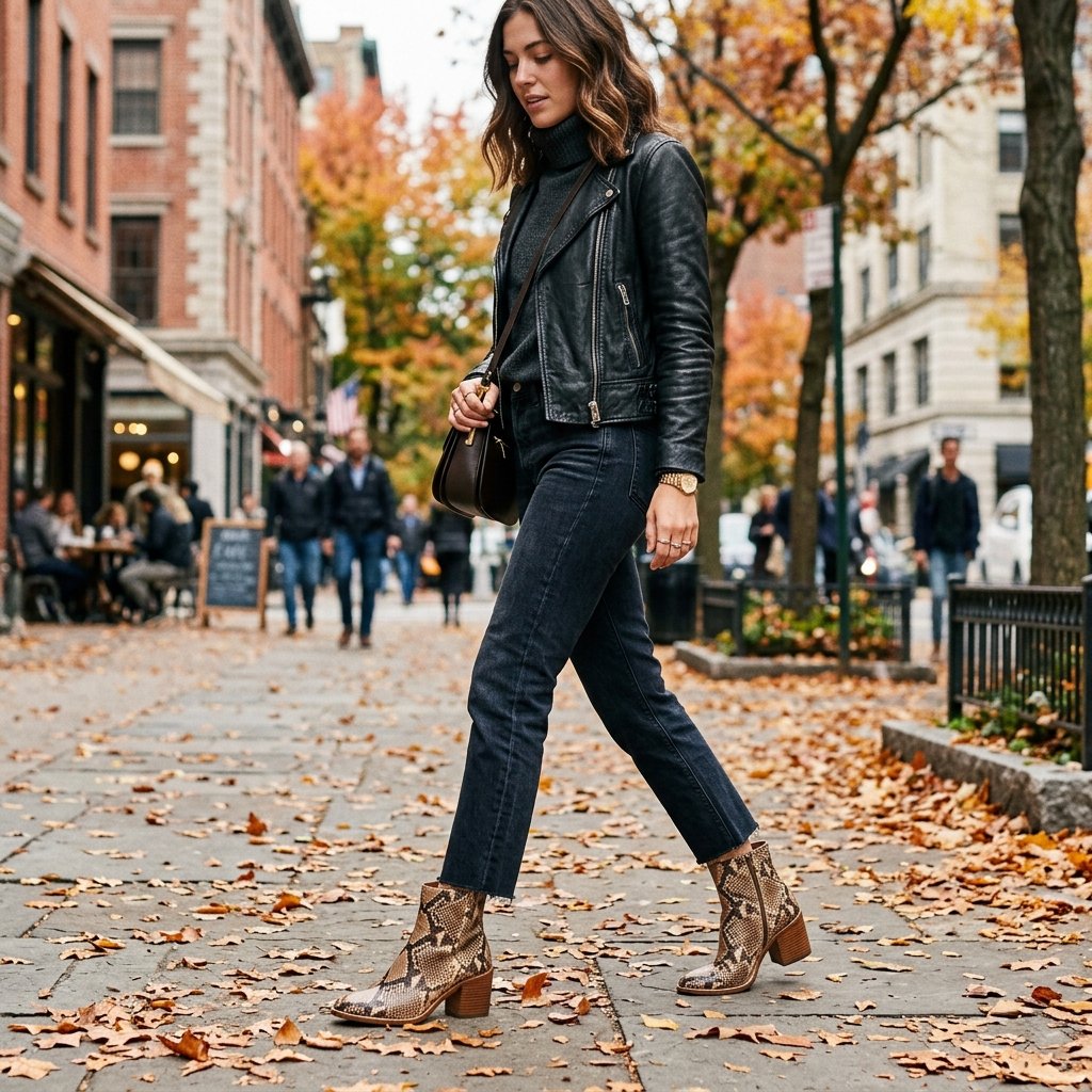 Snake Print Boots Ideas