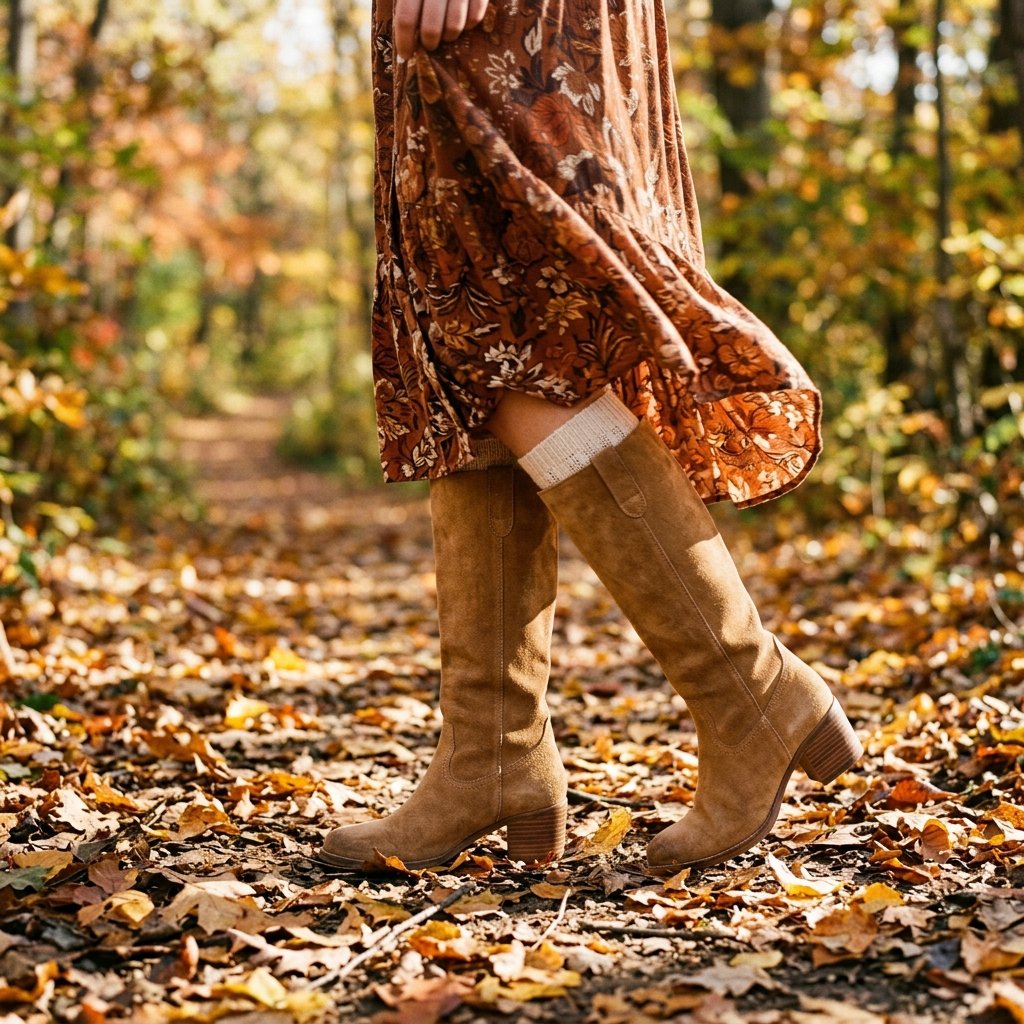 Suede High Boots Ideas