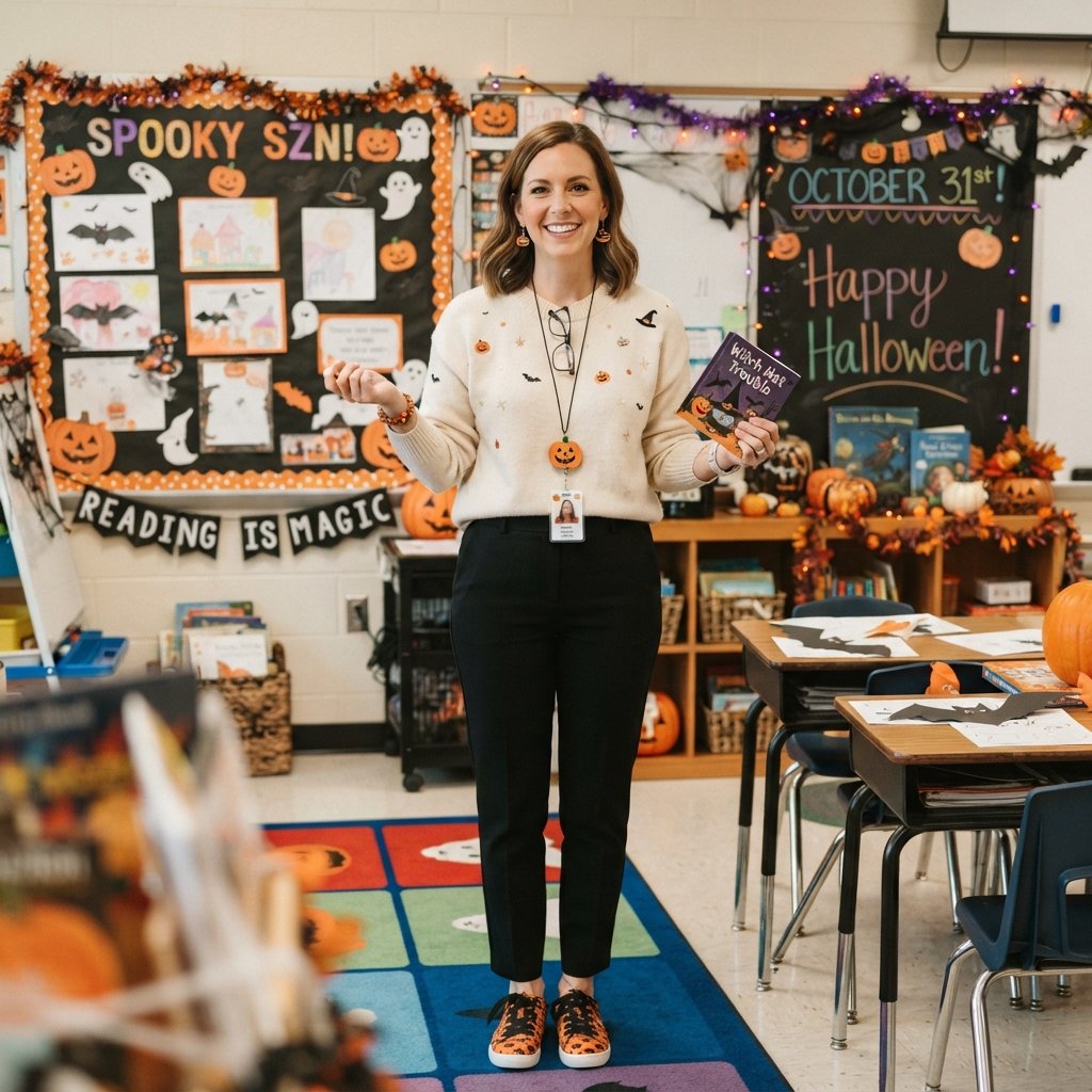 Cute Teacher Outfit Ideas: 31 Looks Worth Pinning Today 17 Halloween Teacher Outfit Ideas