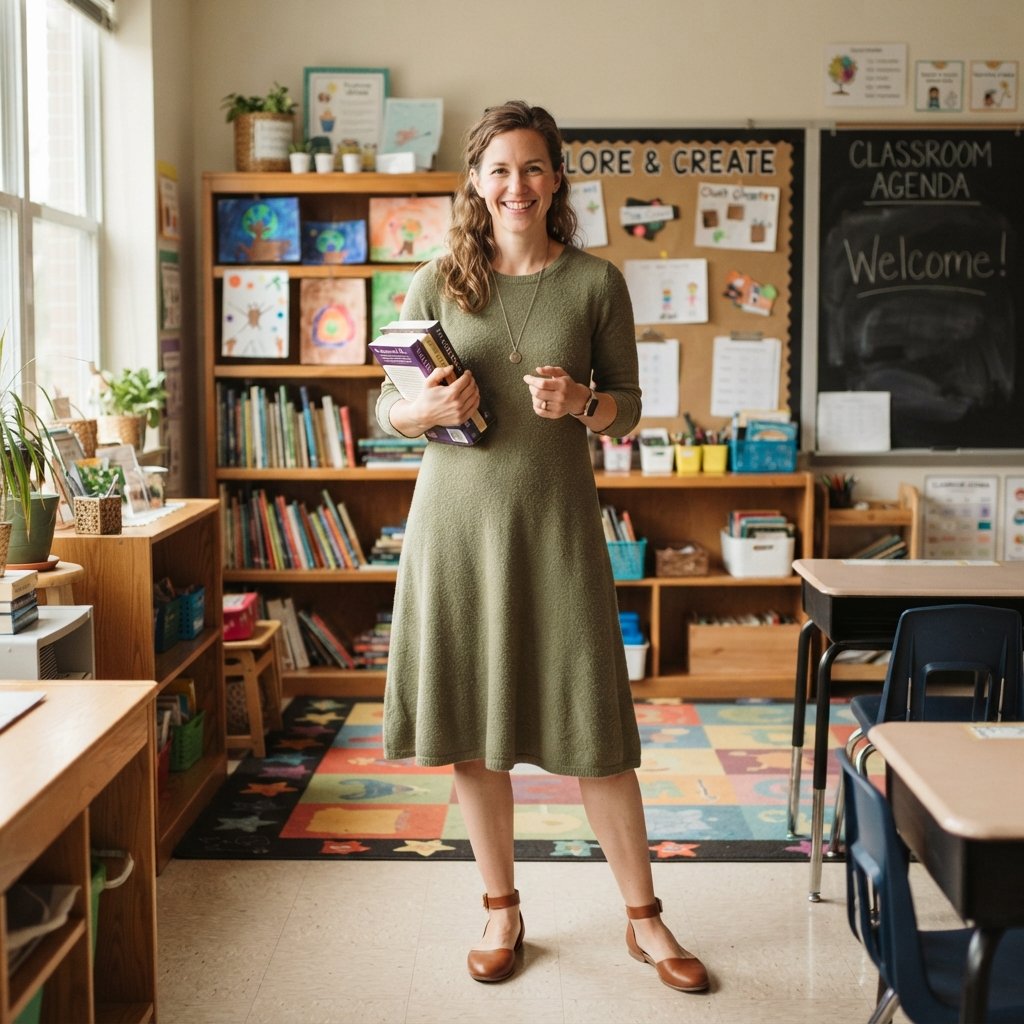 Cute Teacher Outfit Ideas: 31 Looks Worth Pinning Today 13 Comfortable Teacher Outfit Ideas