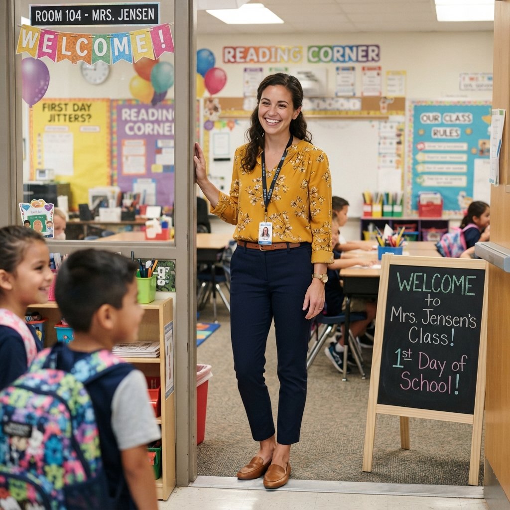 Cute Teacher Outfit Ideas: 31 Looks Worth Pinning Today 15 First Day of School Outfit Ideas for Teachers