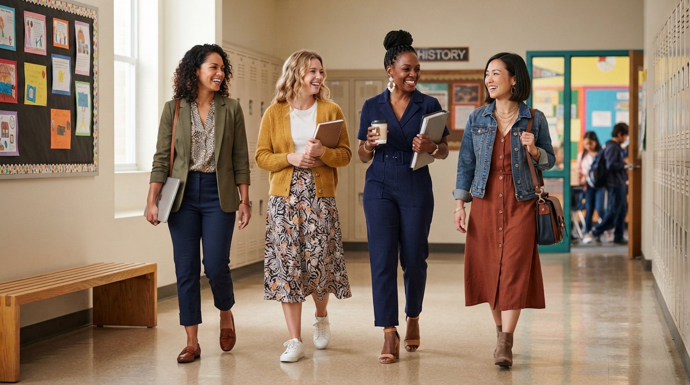 Cute Teacher Outfit Ideas: 31 Looks Worth Pinning Today 1 Teacher Outfit Ideas
