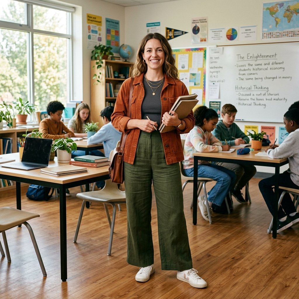 Cute Teacher Outfit Ideas: 31 Looks Worth Pinning Today 32 Trendy Teacher Outfit Idea for This Year