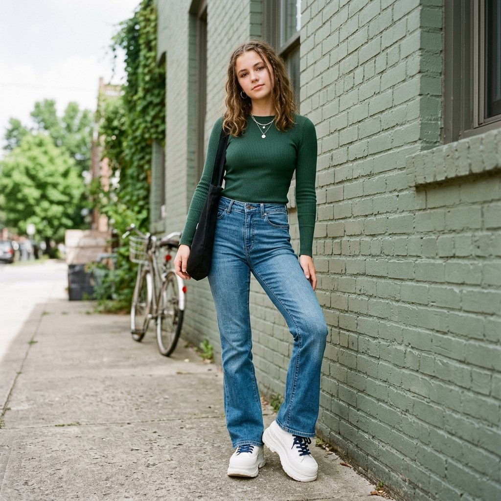 Platform Shoe Back to School Outfit Ideas