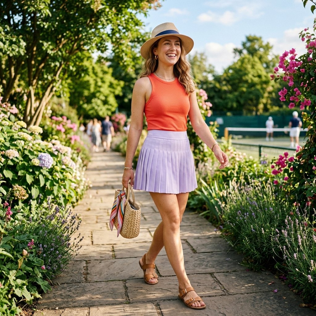 Tennis Skirt Outfit for Summer