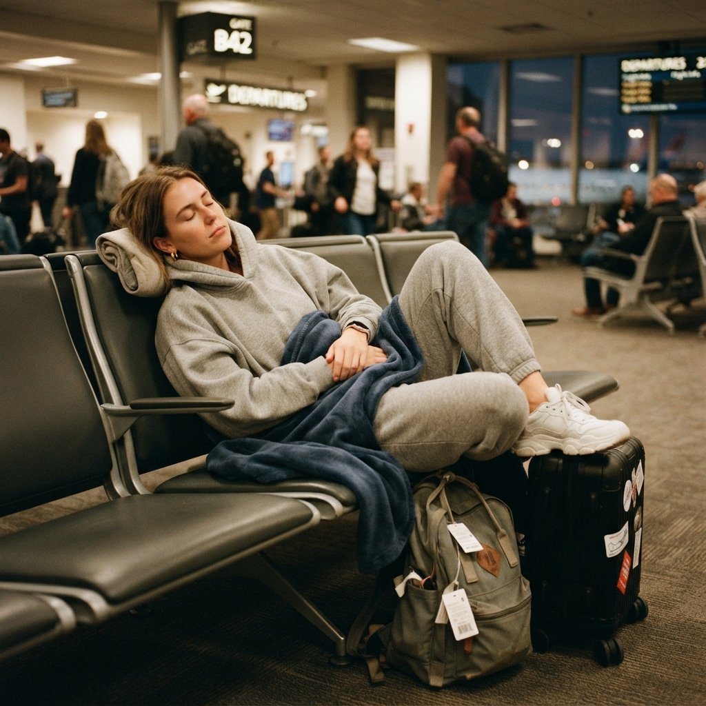 30 Airport Outfits Ideas for Every Kind of Traveler 25 Comfy Hoodie Airport Outfit Ideas