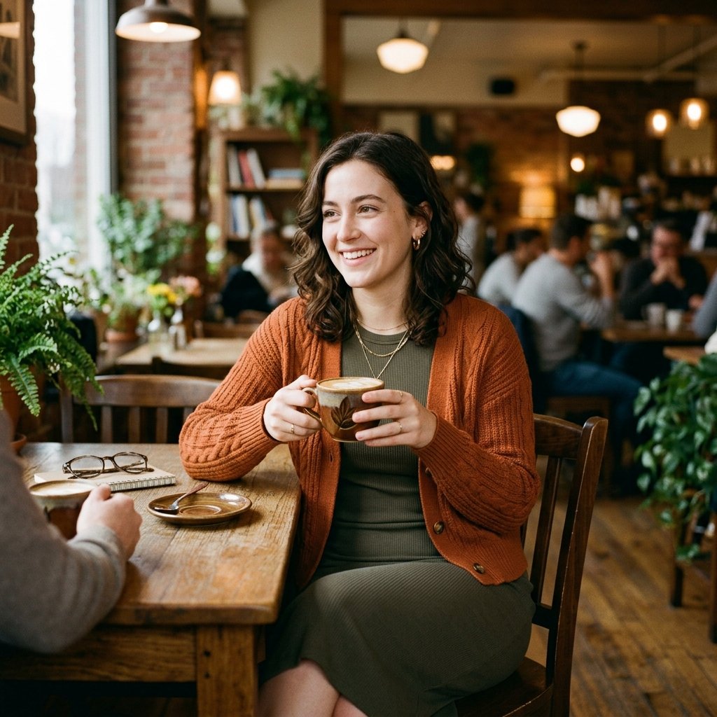 Coffee Date Cardigan Outfit Ideas