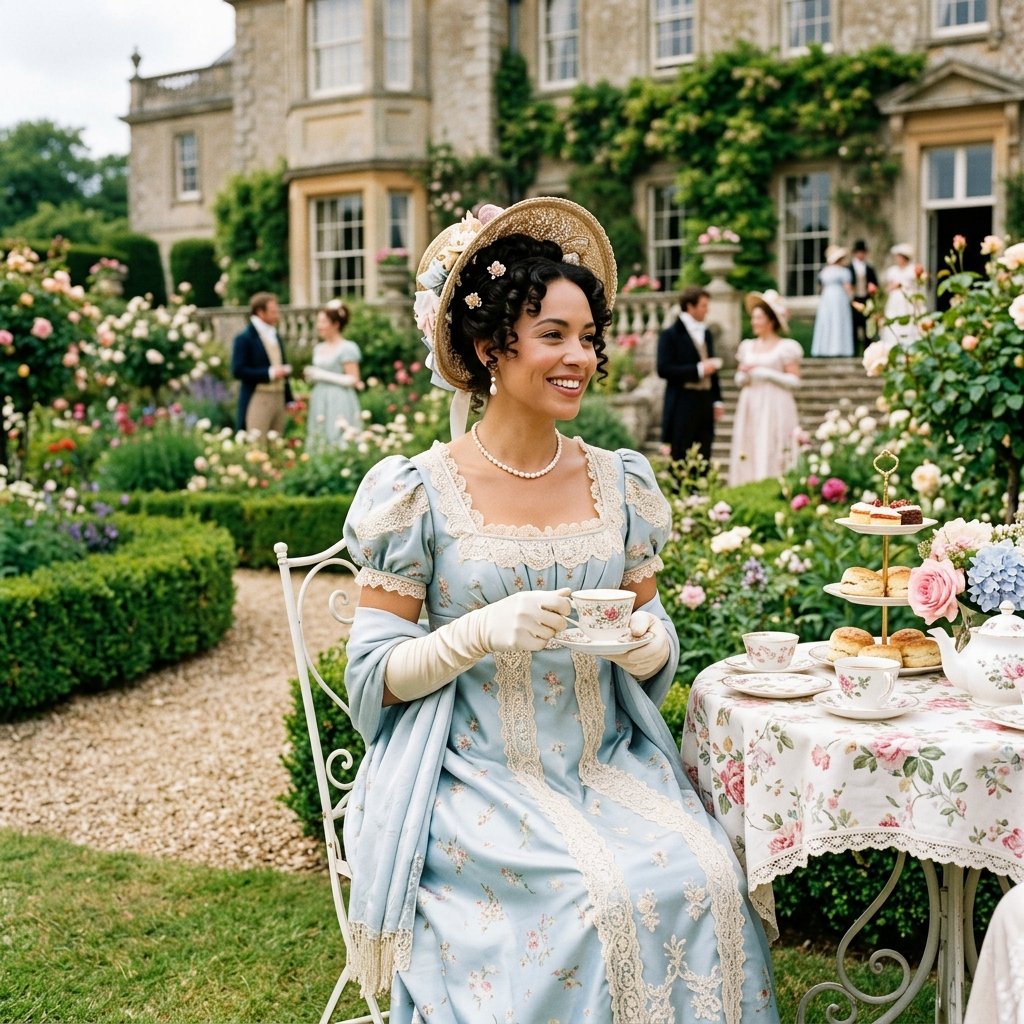 34 Stunning Tea Party Outfit Ideas: Dreamy Looks for Every Occasion 7 Bridgerton-Inspired Tea Party Outfit