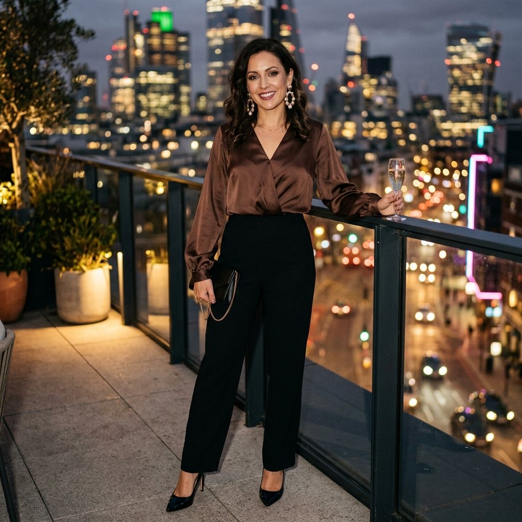 Chocolate Brown Date Night Outfit Ideas