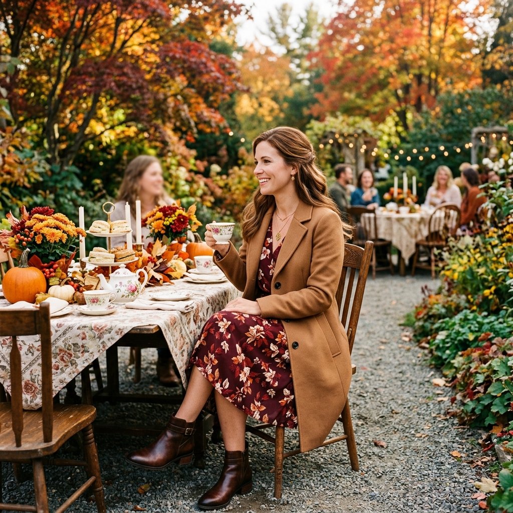 34 Stunning Tea Party Outfit Ideas: Dreamy Looks for Every Occasion 20 Fall Tea Party Outfit