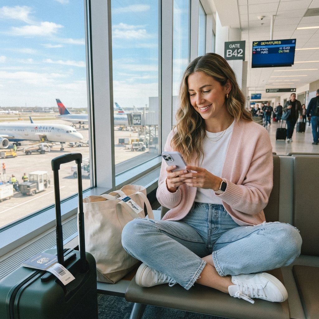 30 Airport Outfits Ideas for Every Kind of Traveler 21 Spring Airport Outfit Ideas