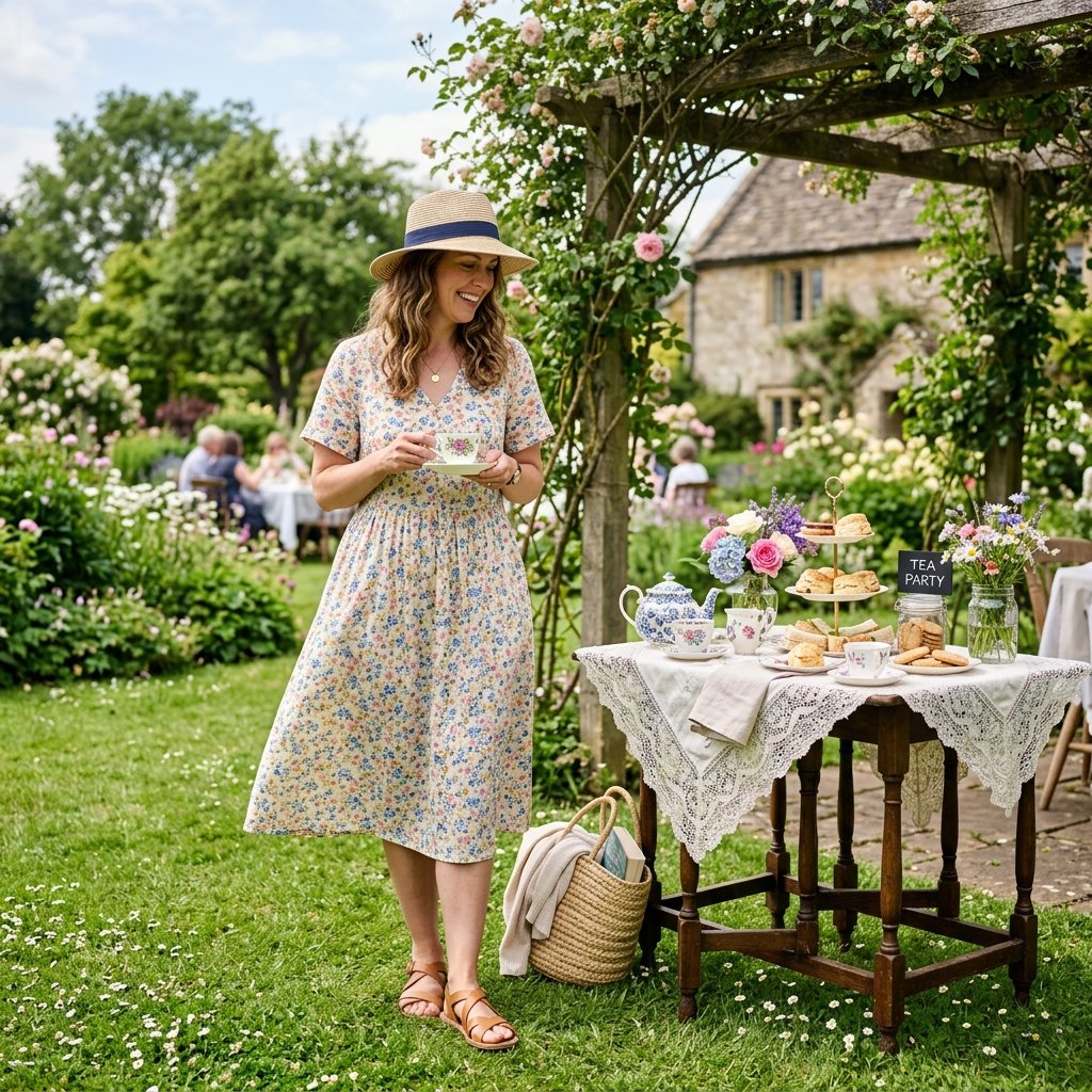 34 Stunning Tea Party Outfit Ideas: Dreamy Looks for Every Occasion 33 Outdoor Tea Party Outfit Ideas