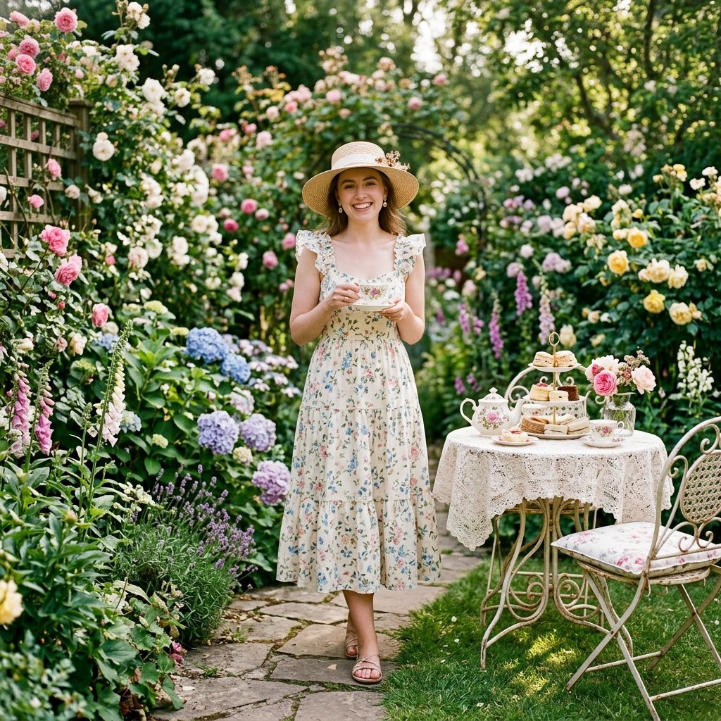 Garden Tea Party Look Ideas